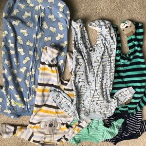 Kids 0-3 months onesies.